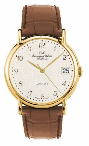 IWC Portofino Automatic Yellow Gold / Silver - Breguet / Strap IW3513-10 (IW351310)